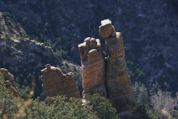 rock formations along the route
